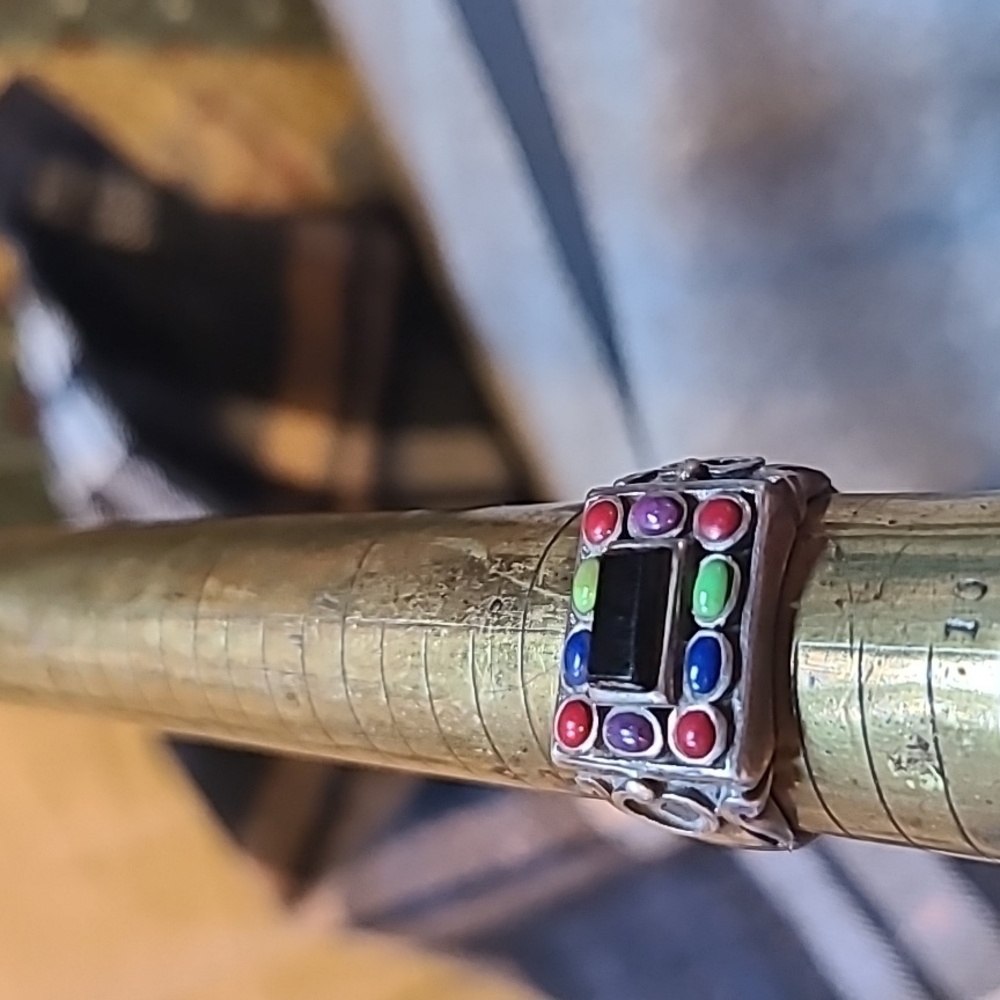 Vintage Multi Sz 9 Ring